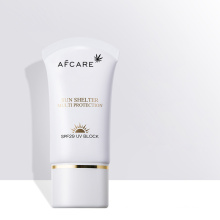 Crema de protección solar para el rostro Aclare la piel suave Crema de protección solar Crema de base Crema